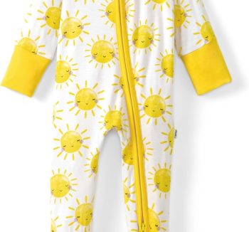 Little Sleepies Pajamas for Baby Boys & Girls, Viscose from Bamboo Baby Pajamas, Preemie & Newborn Sleepers, 2-Way Zipper PJs