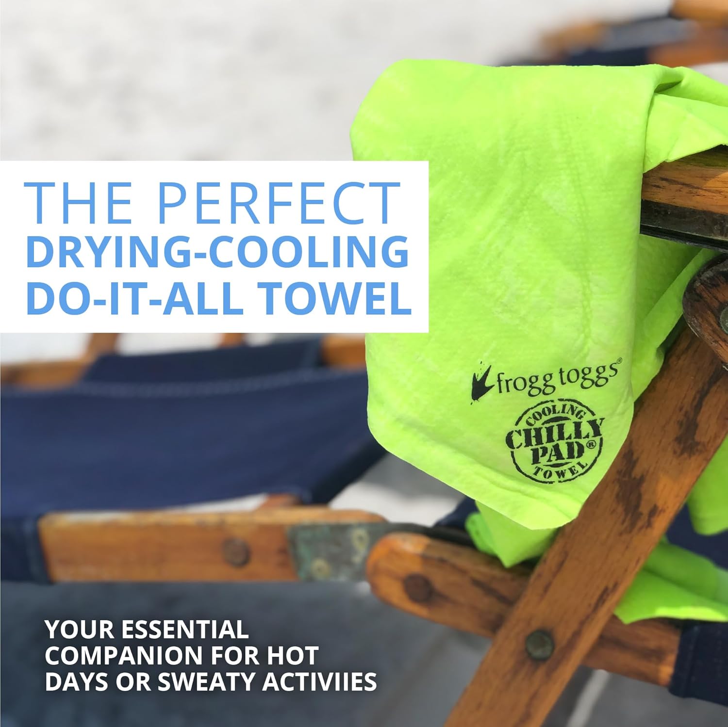 Top Features FROGG TOGGS Chilly Pad, Instant Cooling Towel, Long Lasting, Reusable, Sports and Outdoors Neck Towel 33x13 - Image 2