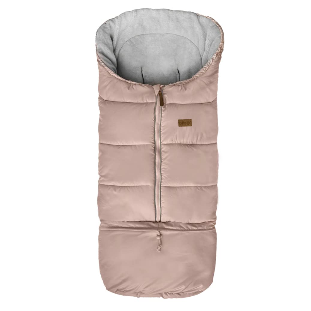 AmazingIReview 0-5T Length Extension Baby Universal Stroller Footmuff,Waterproof Durable Coral Fleece Stroller Bunting Bag,Stroller Bassinet Winter Blanket Cover Toddler,Pink - Image 9