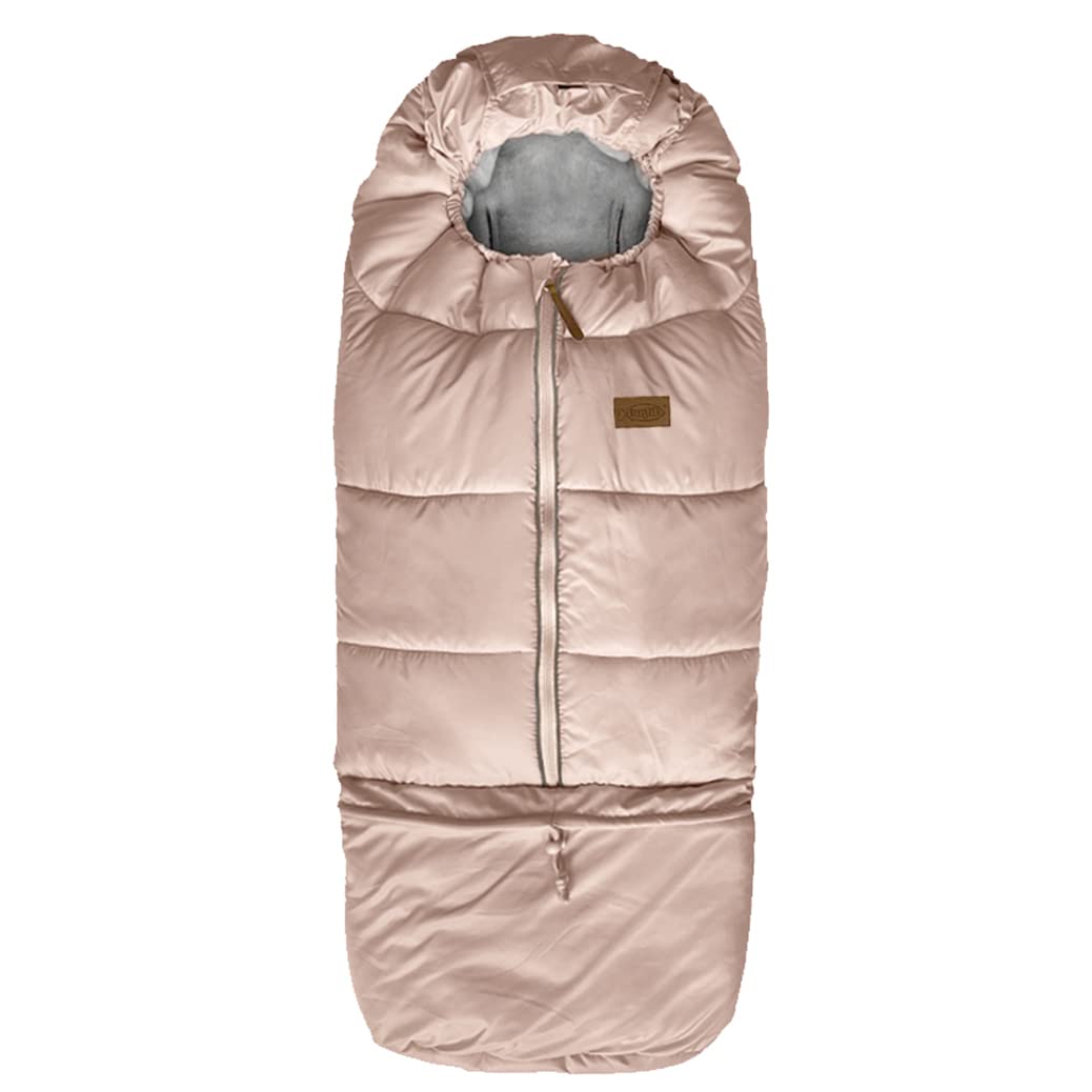 AmazingIReview 0-5T Length Extension Baby Universal Stroller Footmuff,Waterproof Durable Coral Fleece Stroller Bunting Bag,Stroller Bassinet Winter Blanket Cover Toddler,Pink - Image 2