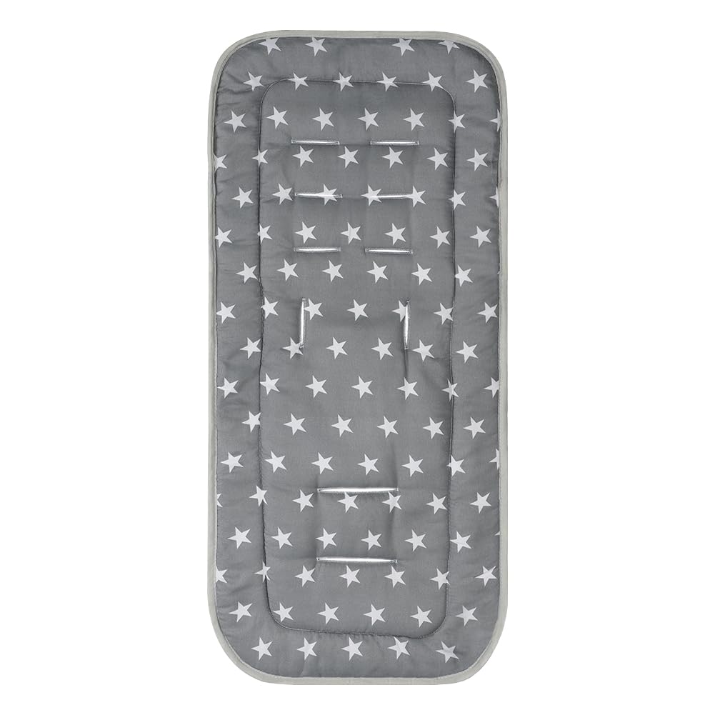 New Stroller Seat Liner Breathable Baby Pushchair Pram Seat Cushion Universal Baby Carriage Cushion Reversible Seat Mat Pad for Stroller - Image 2