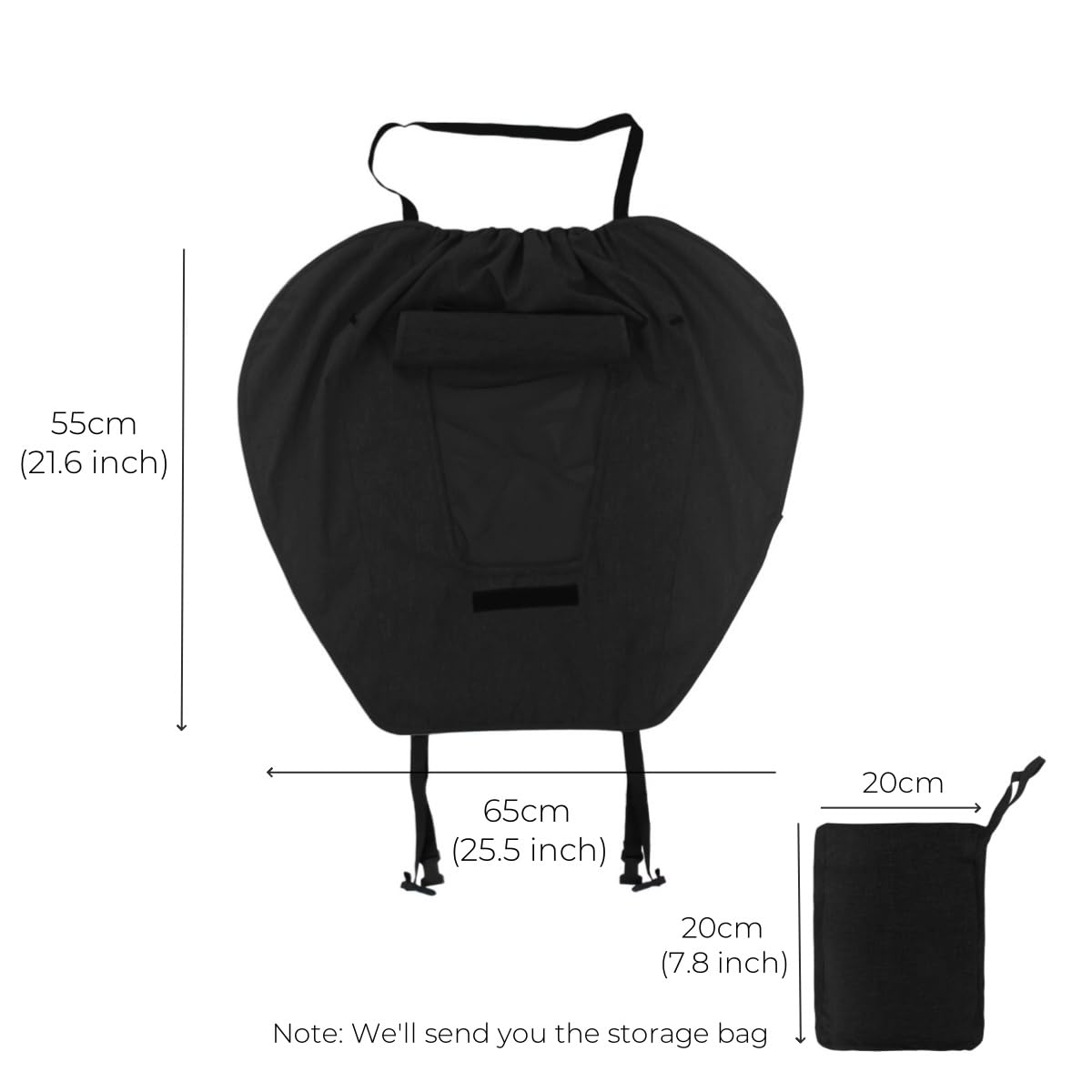 New UPF 50+ Baby Stroller Sun Shade UV Sun Protection Extension Cover with See Through Waterproof Breathable Pushchair Blackout Rain Cover Shield Canopy for Pram Stroller Accessory Easy Install - Image 5