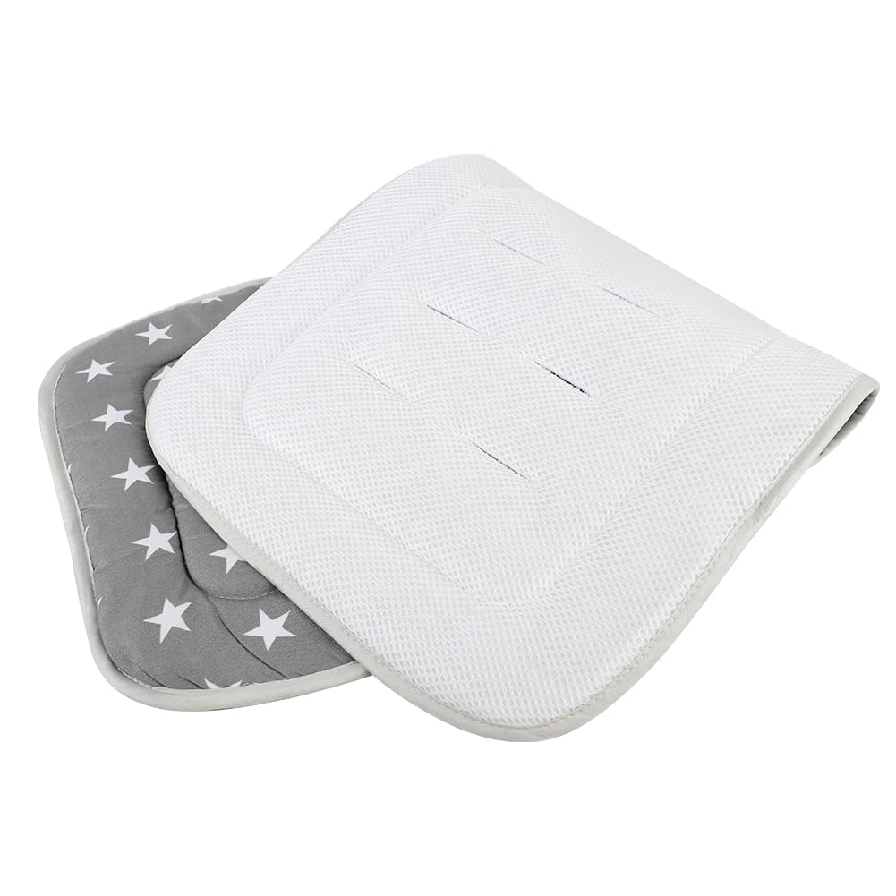 New Stroller Seat Liner Breathable Baby Pushchair Pram Seat Cushion Universal Baby Carriage Cushion Reversible Seat Mat Pad for Stroller - Image 7