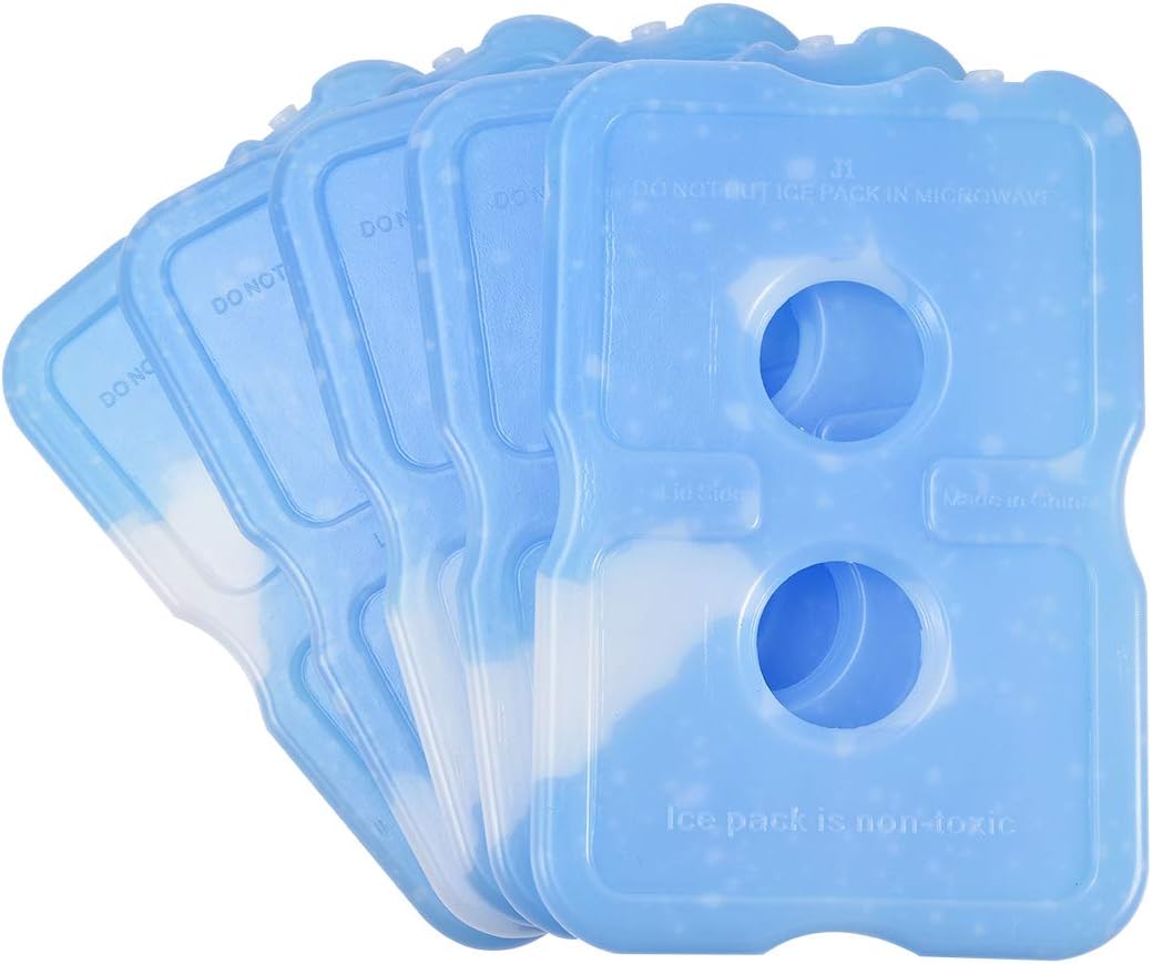 Amazing Cold Ice Pack Brick Reusable Long Lasting Cool Slim Thin Freezer Pack Cooler for Lunch Boxes Bag - Image 5