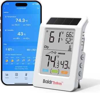 Room Thermometers Monitor and maintain the ideal room temperature for your baby