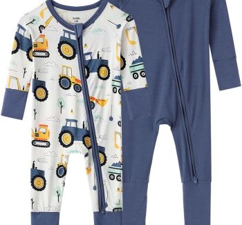 Baby Viscose from Bamboo Footless Pajamas Boys Girls Zippy Pjs Sleep 'N Play Romper - 0-24 Months
