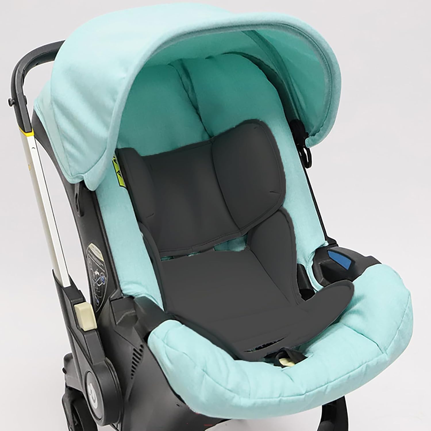 Amazing Infant Insert for Doona,Graco Snugride,Chicco Keyfit ,Britax,and Evenflo,Doona Accessories,Shock-Resistant, Non-Slip (Black) - Image 4