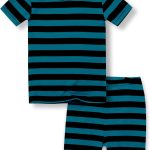 Vaenait Infant Toddler Kids Junior Girls Boys Summer Viscose Soft Stripe Short Sleepwear Pajamas Pjs Set