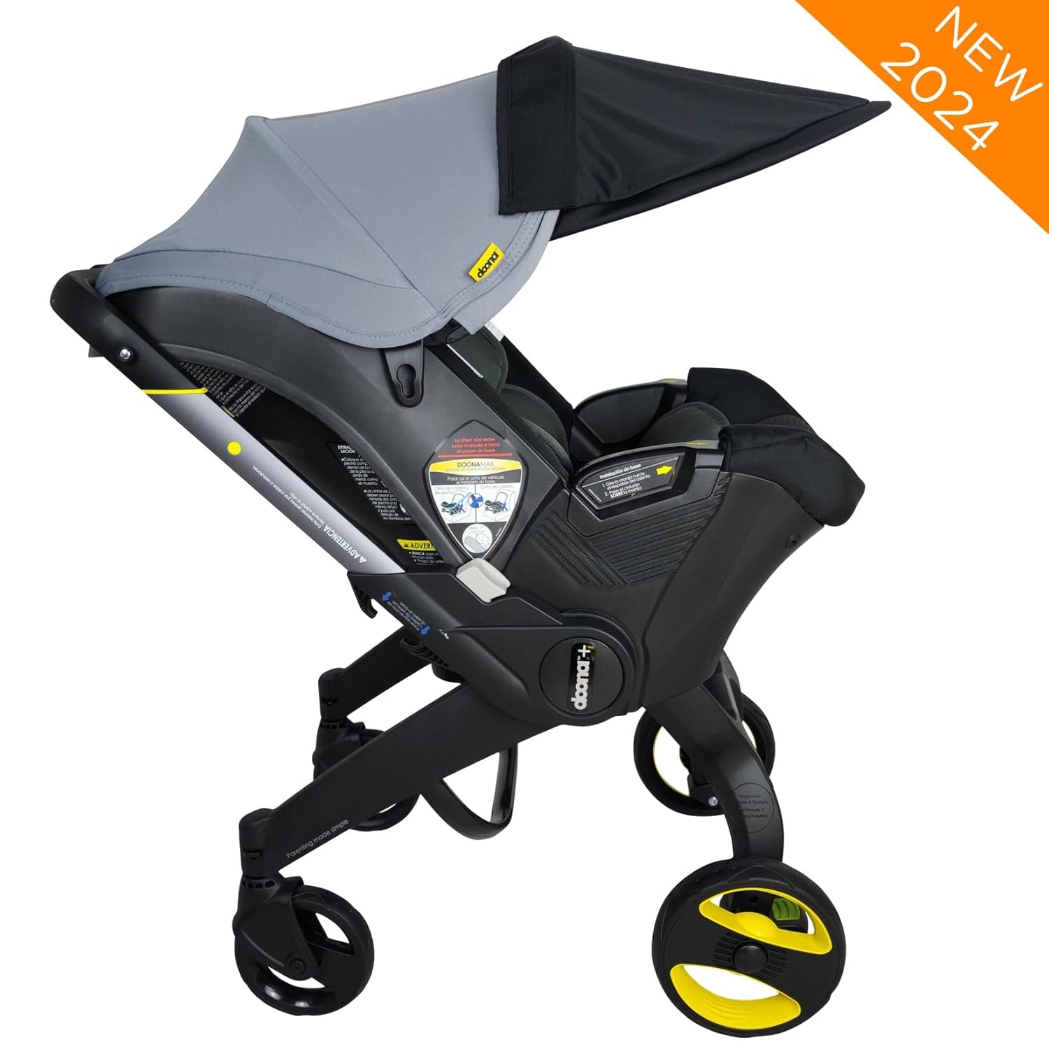 New Doona Sunshade Extension | Doona Accessories Stroller for Summer | Car Seat Cover Attachment for Sun Protection | Carseat Canopy for Baby Sun Shade Extender | Also Compatible with Carseat - Image 2