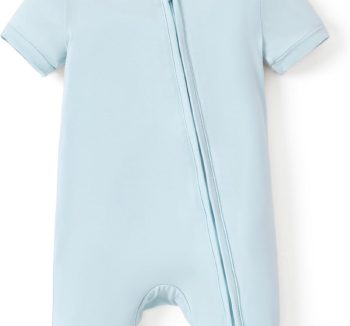 PATPAT Baby Pajama with Bamboo Viscose, Footie Jumpsuit Romper with 2-Way Zipper for Baby Boy Girl Toddler Sleeper Sleepwear