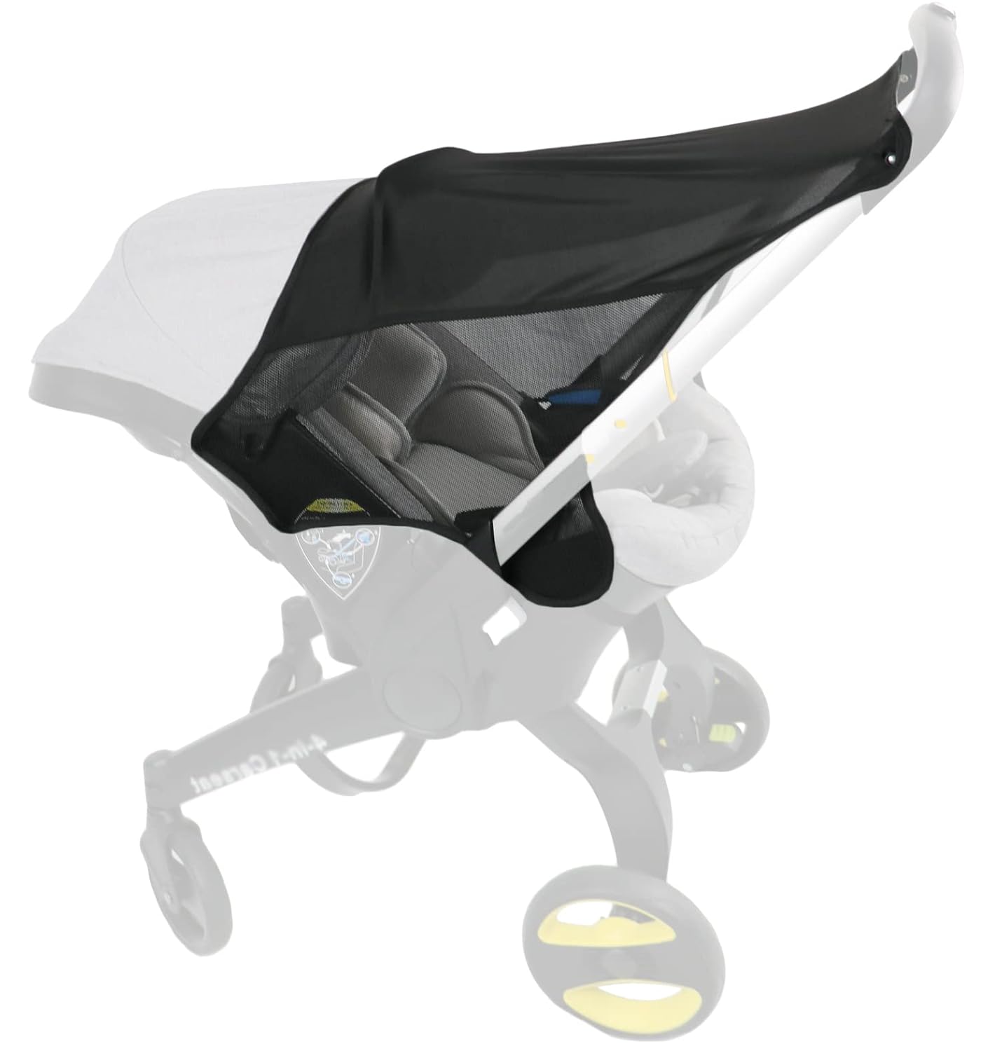Amazing Stroller Sun Shade for Doona Stroller and Baby Car seat, UV Protection Sun Cover for Baby Pushchairs Strollers Functional Sun Protection Shade and Sleep Aid for Infant Buggy Carrycot - Image 5