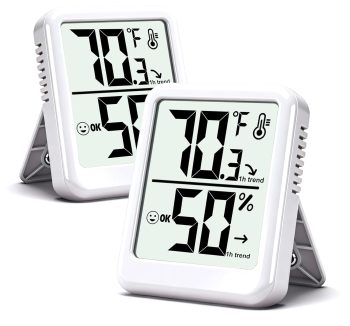 Room Thermometers Monitor and maintain the ideal room temperature for your baby