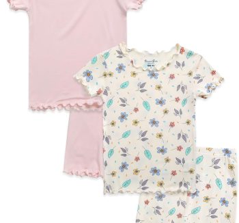 VAENAIT BABY"Toddler Girls Boys Kids Girls Boys Animal Flower Bunny Rabbit Sleepwear Easter Pajamas Summer Viscose Pjs