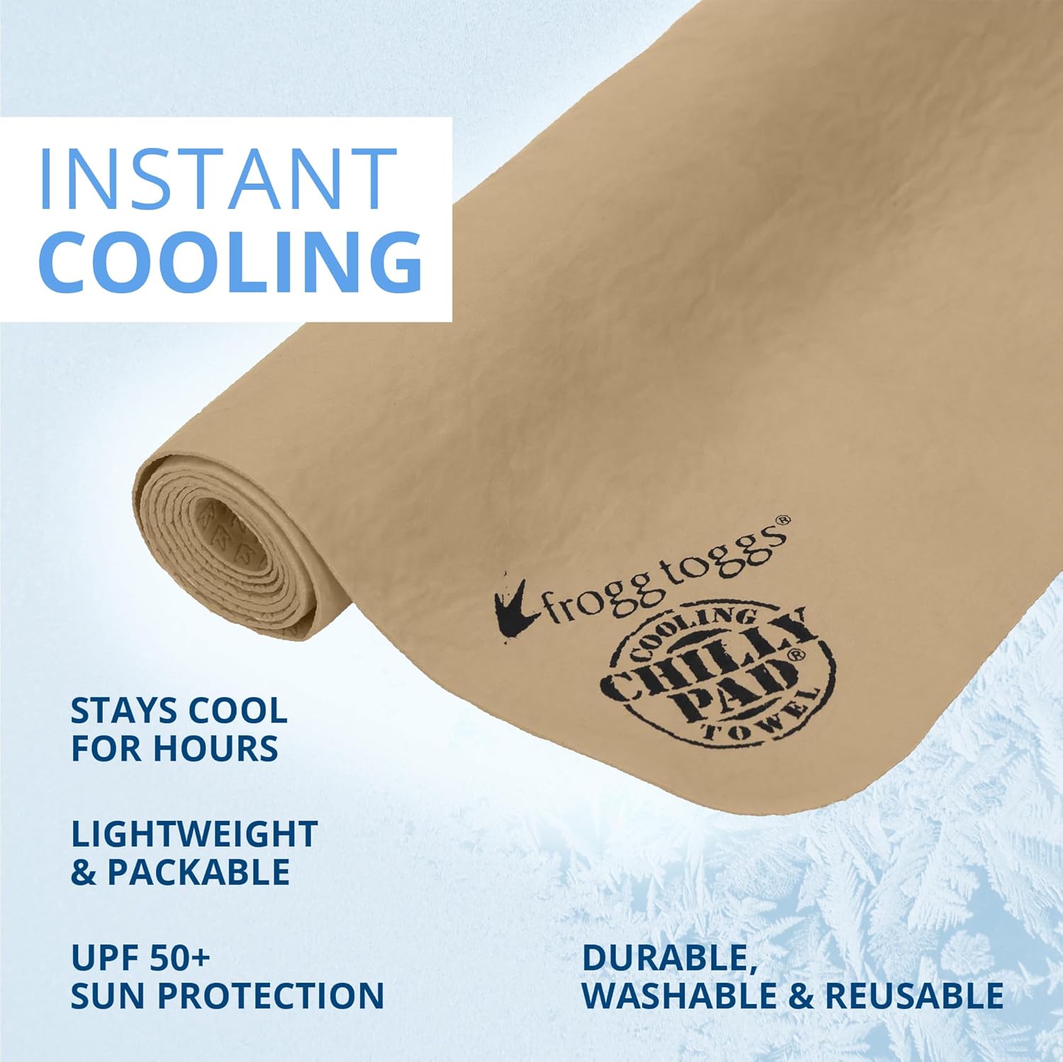 Top Features FROGG TOGGS Chilly Pad, Instant Cooling Towel, Long Lasting, Reusable, Sports and Outdoors Neck Towel 33x13 - Image 3