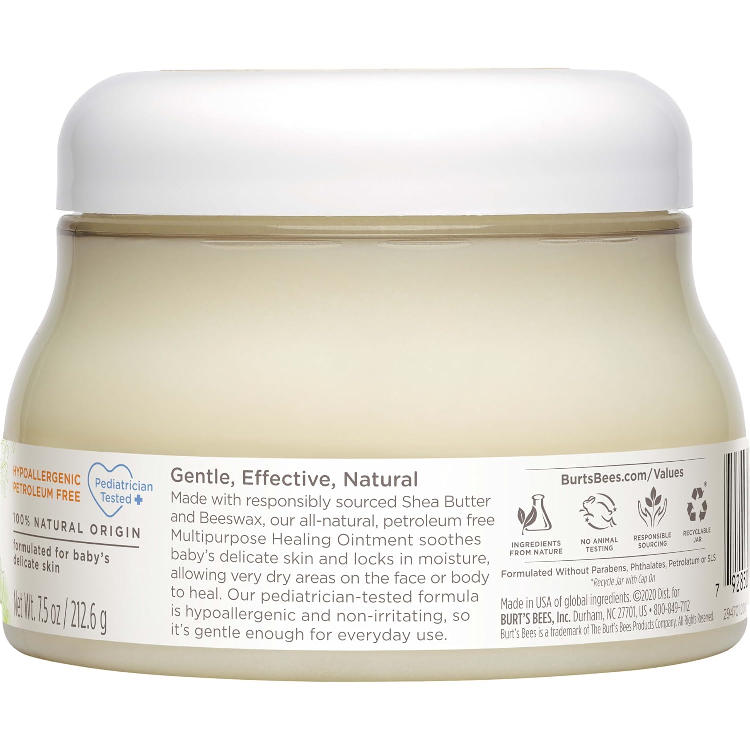 Amazing Burt's Bees Baby 100% Natural Origin Multipurpose Healing Ointment, Face & Body Baby Ointment – 7.5 Ounce Tub - Image 16