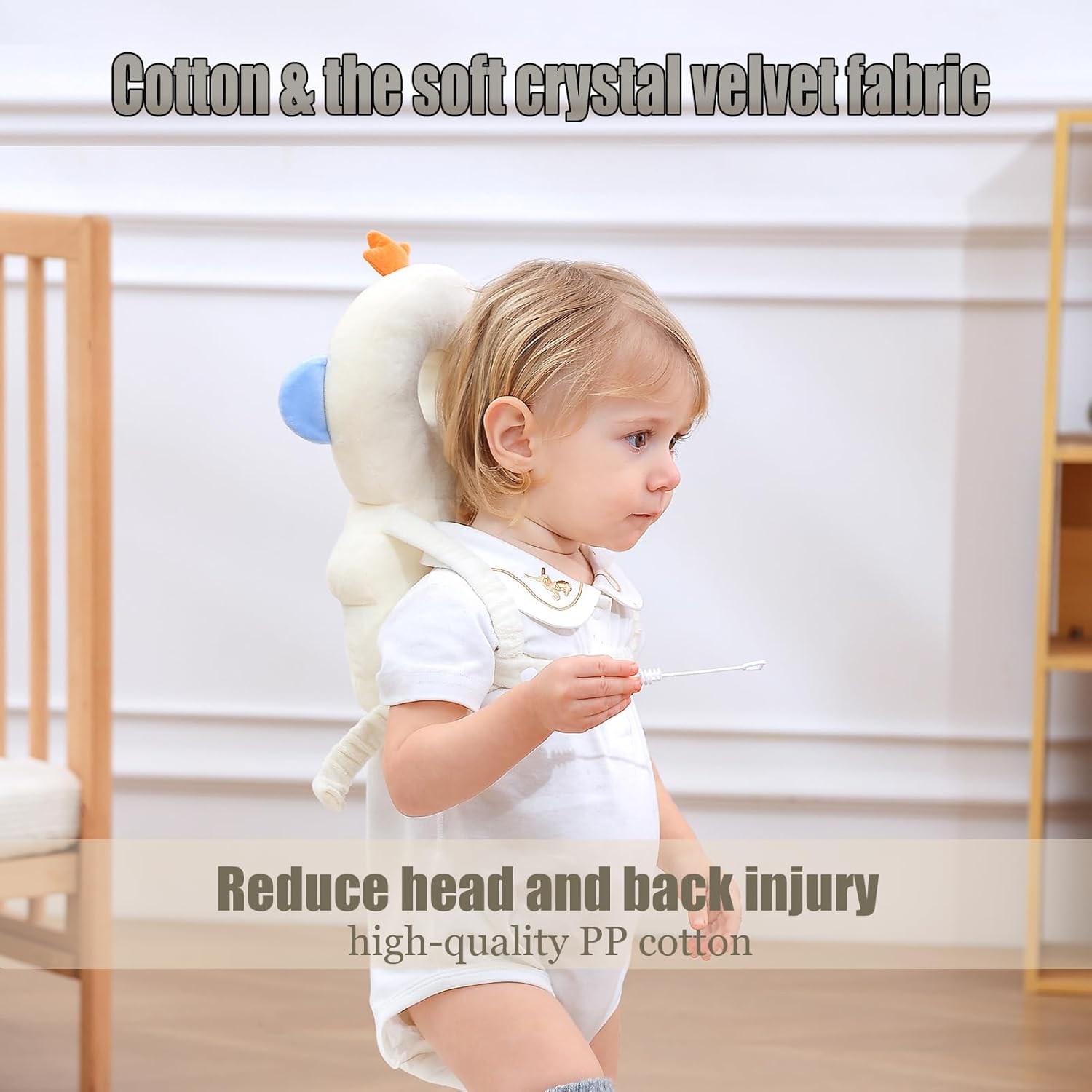 NEW Feidoog Baby Head Protector Cushion Backpack with 3 Knee Pads for Walking & Crawling,Astronauts - Image 3