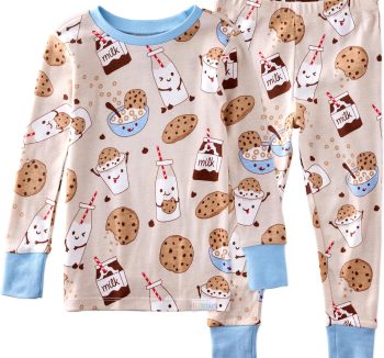 Zen Snug-fit 2-Piece Toddler Pajamas 100% Organic Cotton Long Sleeve for Boys​