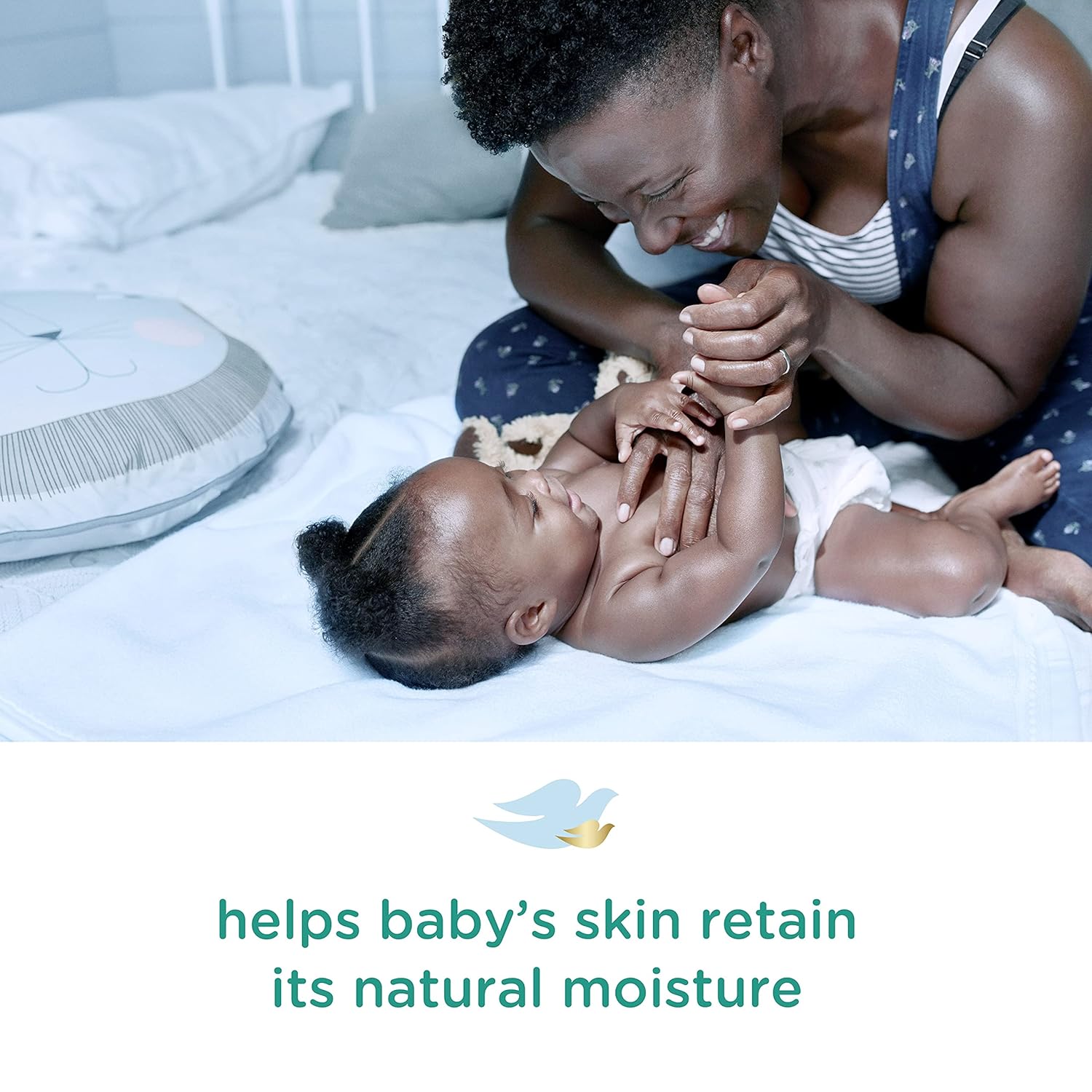 Amazing Baby Dove Sensitive Skin Care Baby Wash Fragrance Free Moisture For Baby Bath Time Fragrance Free and Hypoallergenic, Washes Away Bacteria 20 oz - Image 4