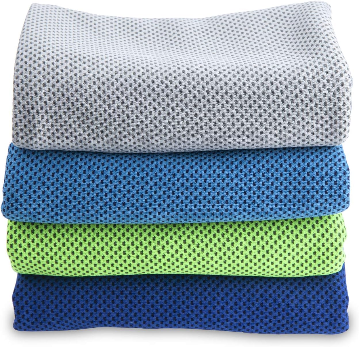 Top Features 4 Packs Cooling Towel (40"x 12"), Ice Towel, Microfiber, Soft Breathable Chilly Towel Stay Cool for Yoga, Sport, Gym, Workout, Camping, Fitness, Running, Workout & More Activities (Multicolor) - Image 5