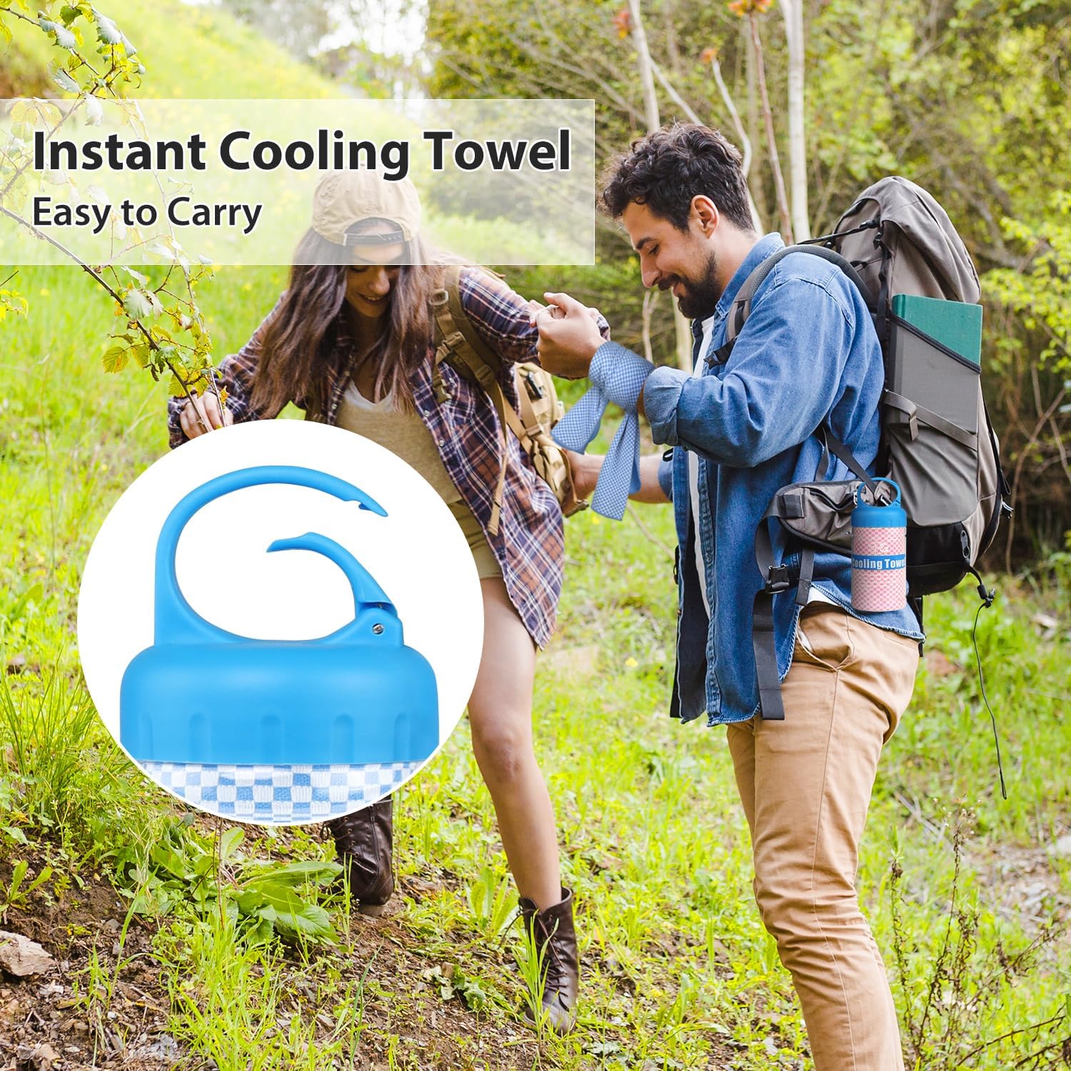Top Features BOGI Cooling Towels for Neck and Face, Soft Breathable Cool Towel for Instant Cooling Stay Cool for Yoga, Sport, Gym, Camping, Running & More Activities - Image 6