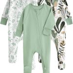 Top|Great|Best Yoofoss Baby Pajamas 100% Organic Cotton Baby Sleepers for Newborn 0-3 3-6 6-9 Months Boys Girl Clothes 3pcs Footed PJs - Smartbabygear.online