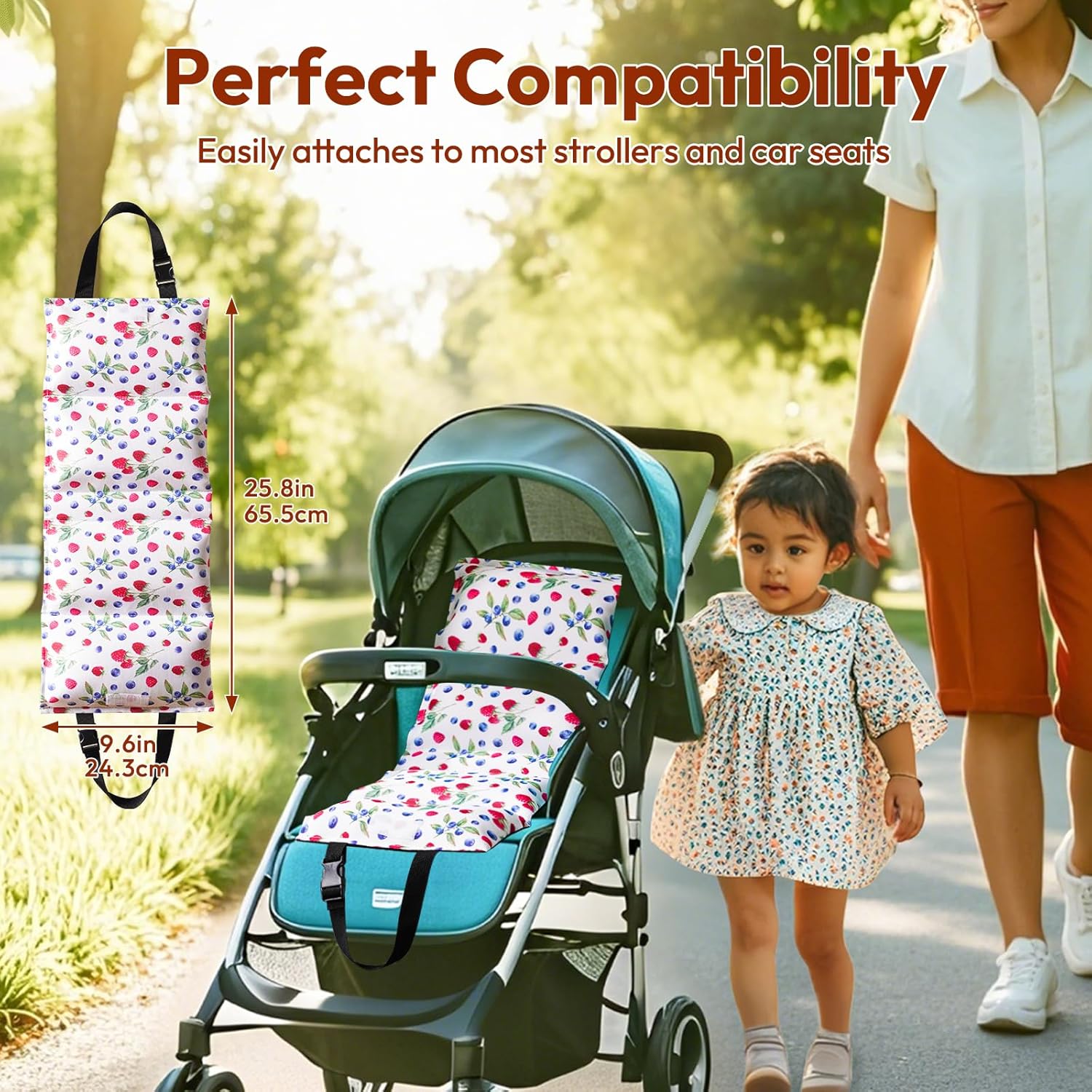 Top NCVI Car Seat Cooling Pad, Baby Stroller Cooling Pad - Insulated Cushion with Ice Pack for Heat, Multifunctional Cooler for Kids, Adults and Pets, Comfortable & Durable Summer Seat Liner Cooling Cover - Image 7