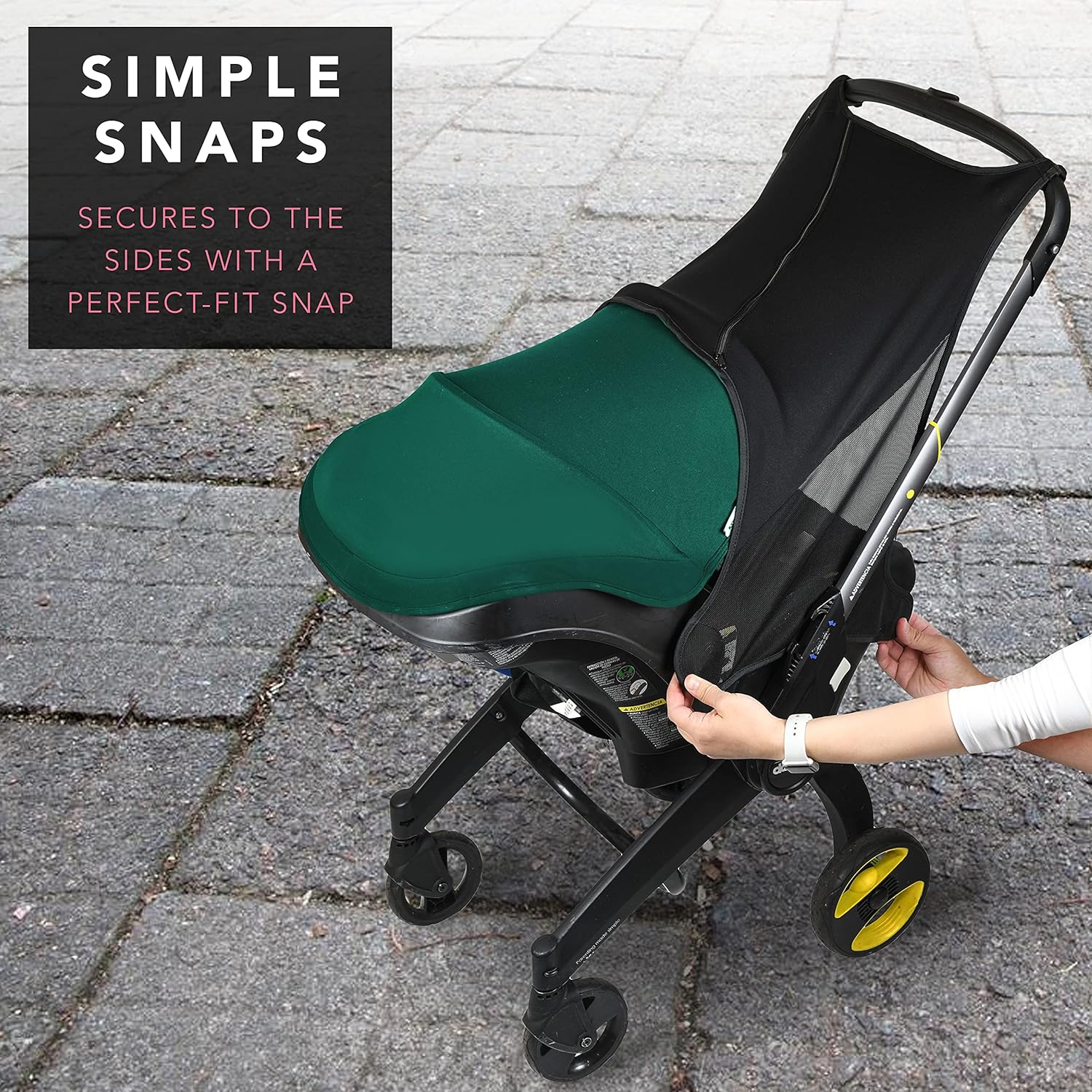 New Baby & Beyond's, Sunshade Extension, Compatible with Doona Infant car seat Stroller - Image 3