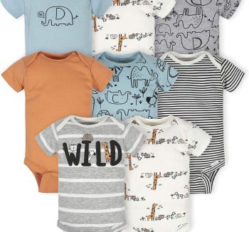 Top|Great|Best Gerber baby-boys 8-pack Short Sleeve Onesies Bodysuits - Smartbabygear.online