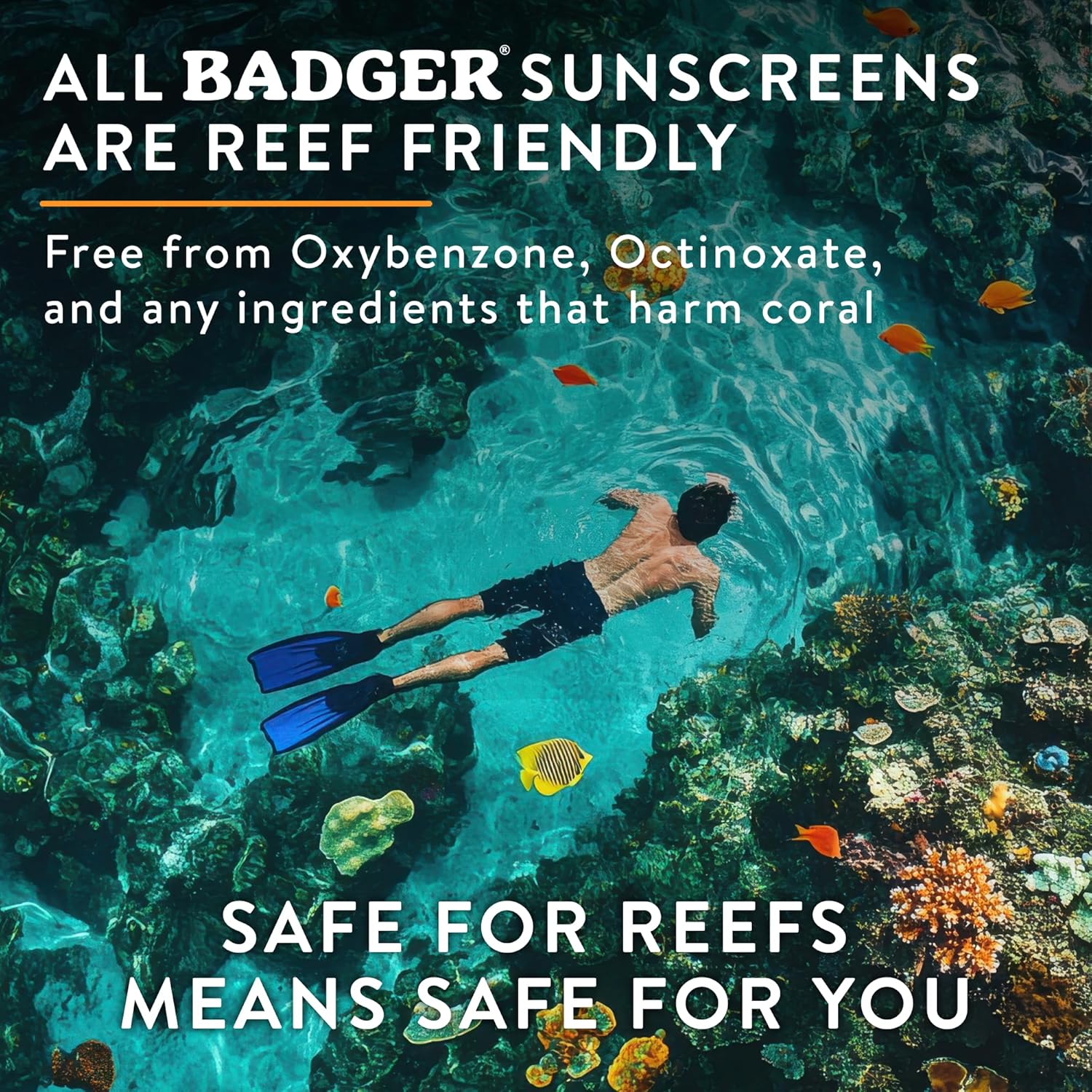 Top Features Badger Mineral Kids Sunscreen Face Stick SPF 35, Zinc Oxide Travel Size Sunscreen Stick for Kids, 97% Organic Ingredients, Reef Safe, Water Resistant, .65 oz, 2-Pack - Image 4