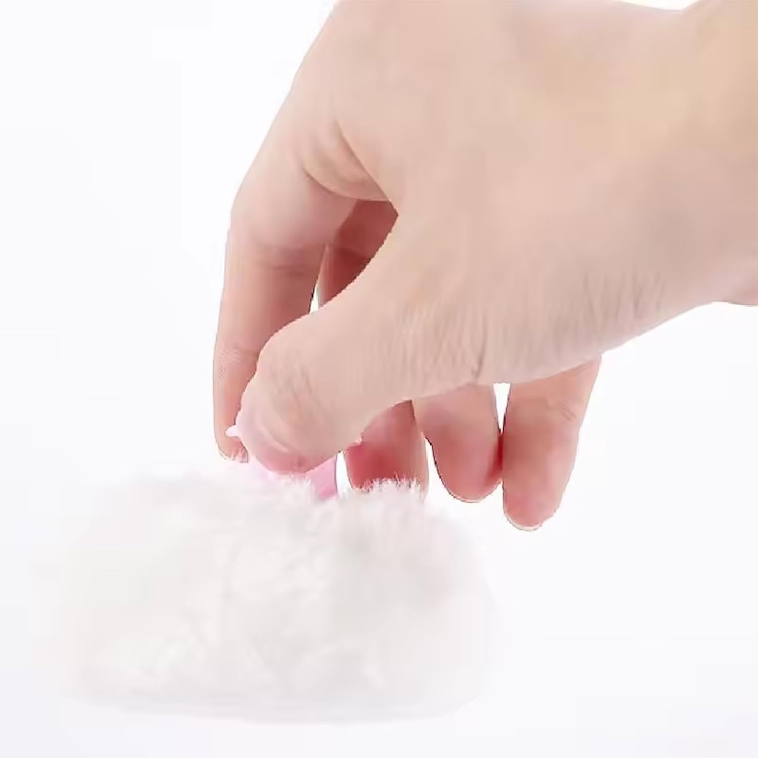 Amazing PandaEar Baby Body Cosmetic Powder Puff, Baby Powder Box, Soft Body Powder Puff and Container Case for Baby (Pink) - Image 2