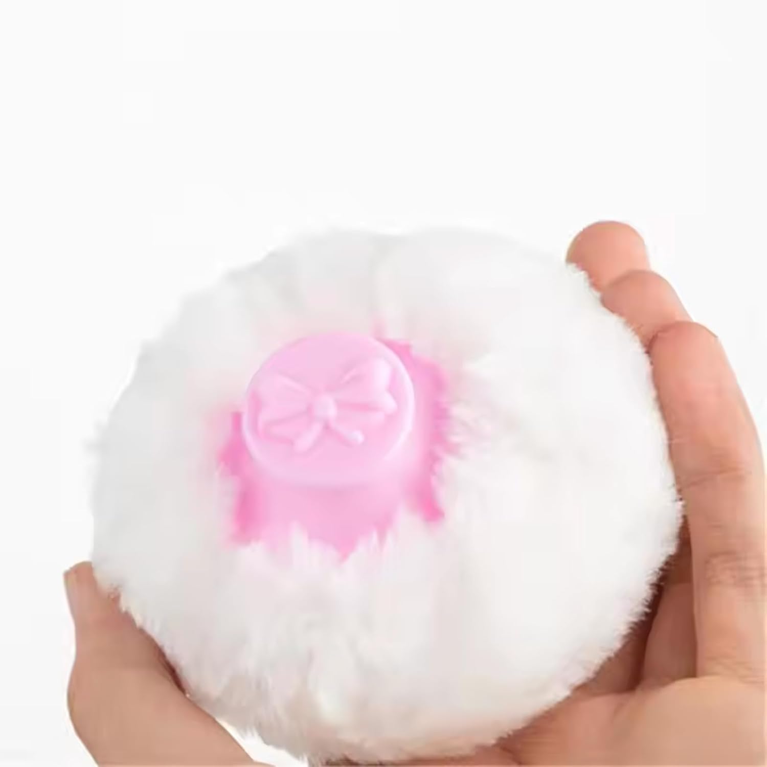 Amazing PandaEar Baby Body Cosmetic Powder Puff, Baby Powder Box, Soft Body Powder Puff and Container Case for Baby (Pink) - Image 9