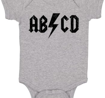 Top|Great|Best ABCD Alphabet Rock And Roll - Funny Baby Essentials Bodysuit - Baby Boy Clothes Newborn Outfits - Smartbabygear.online