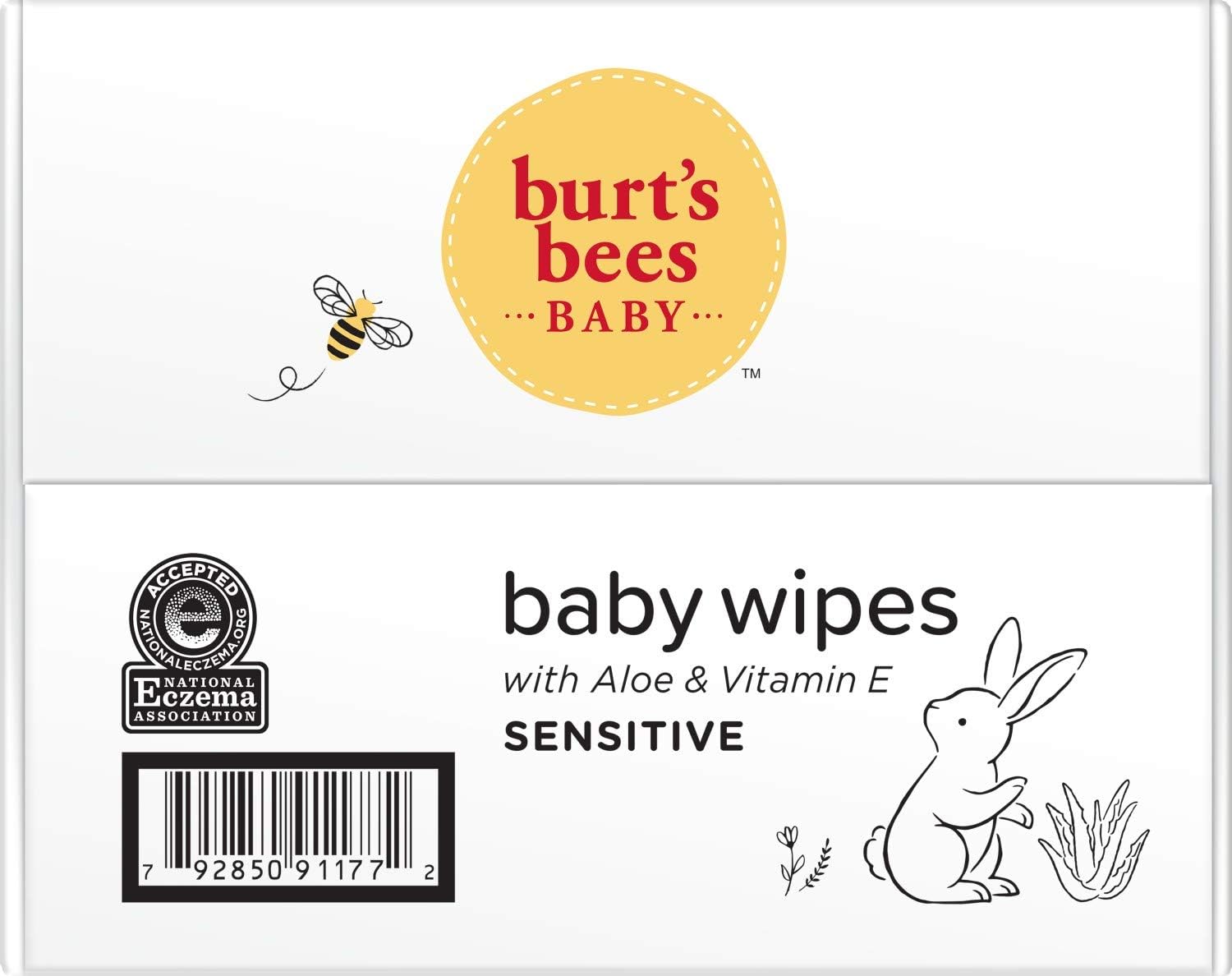 Amazing Burt’s Bees Baby Wipes, Unscented Natural for Sensitive Skin with Aloe and Vitamin E - 72 Baby Wipes – 10 Pack - Image 20