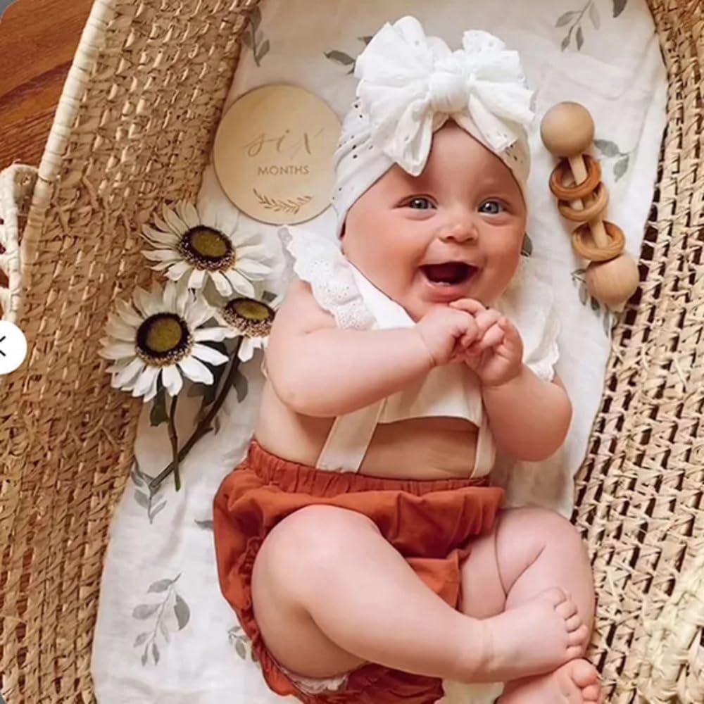 Amazing Baby Turban Newborn Baby Girl Hospital Hat Nursery Beanie Headwrap Bohemia Donuts Cap - Image 2