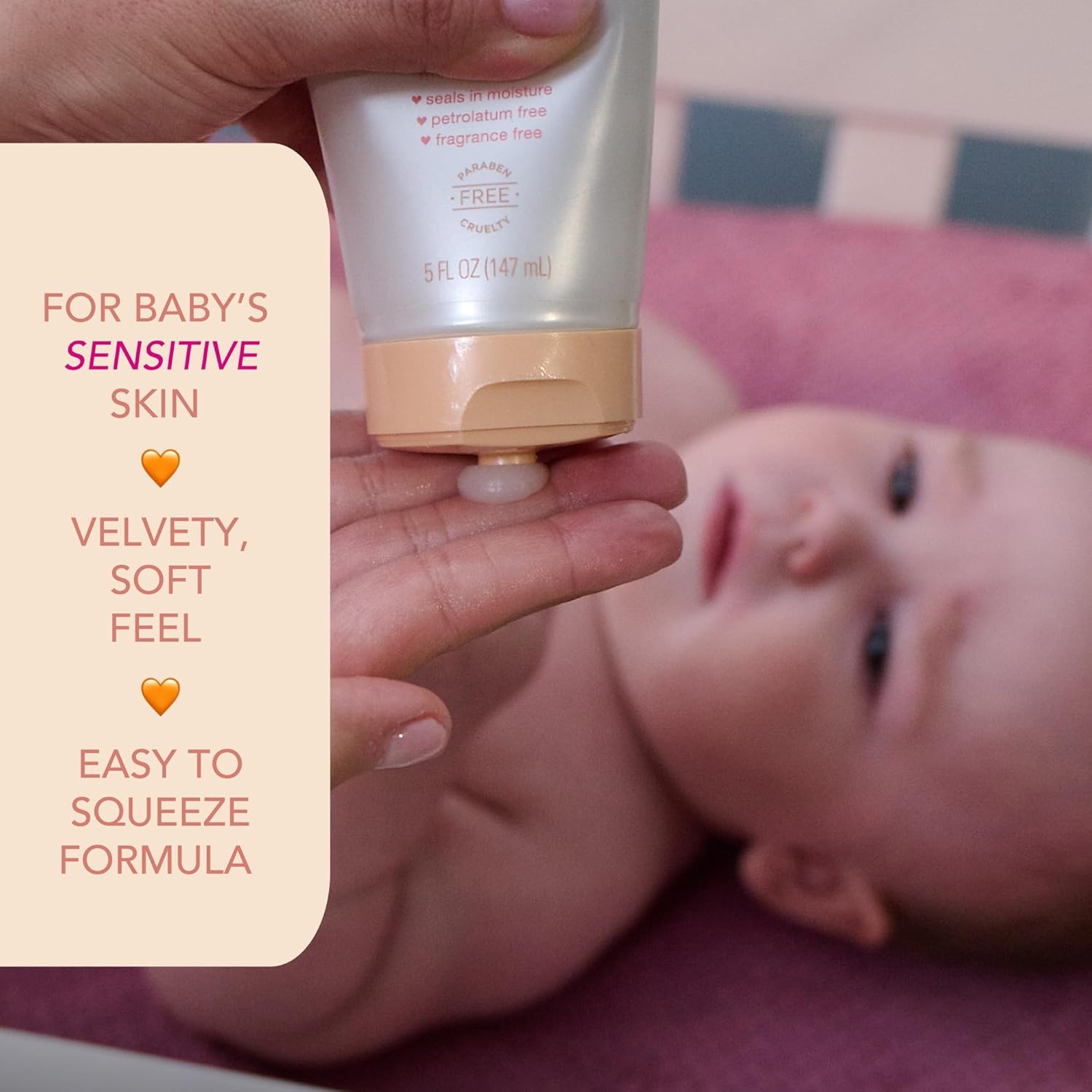 Amazing Jergens Baby All-Purpose Baby Ointment, Plant-Based Moisturizers, Petrolatum Free & Pediatrician-Tested, 5 Oz - Image 4