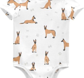 Top|Great|Best vvfelixl Baby Girls' Bodysuits Black Pug White Short Sleeve Cotton Baby Clothes For Girls 0-24 Months - Smartbabygear.online