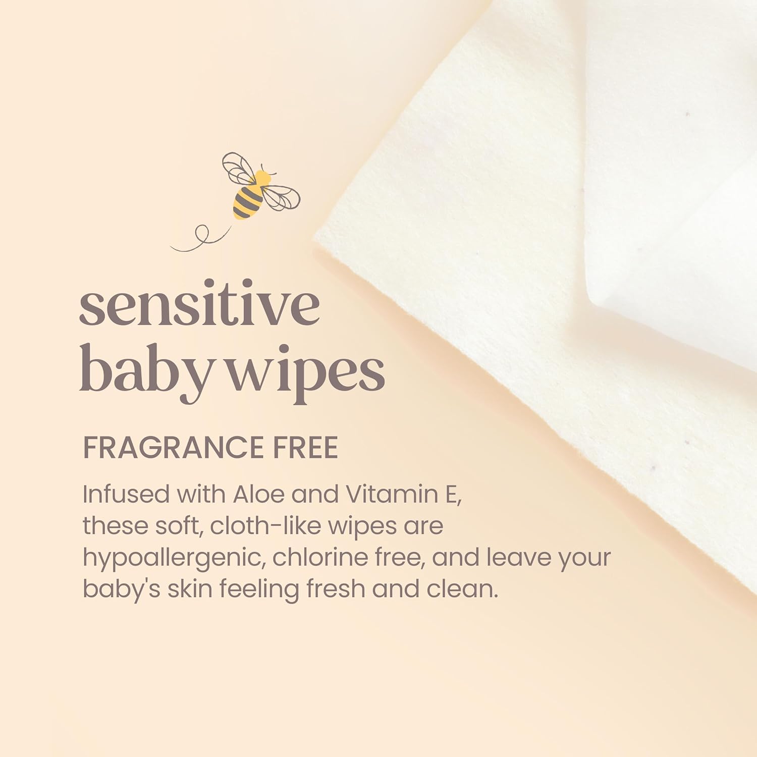 Amazing Burt’s Bees Baby Wipes, Unscented Natural for Sensitive Skin with Aloe and Vitamin E - 72 Baby Wipes – 10 Pack - Image 2
